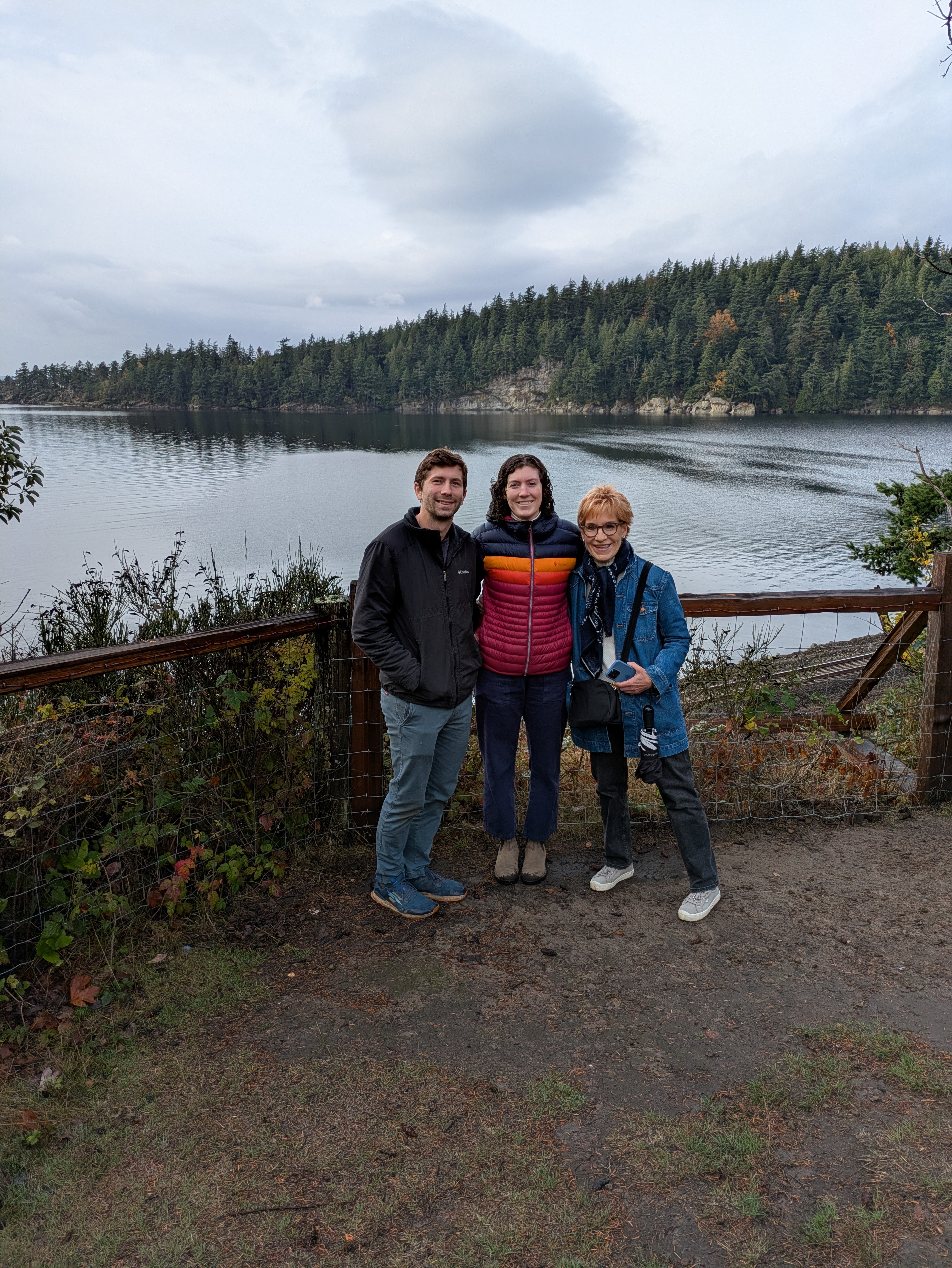 Shoreline with traintracks